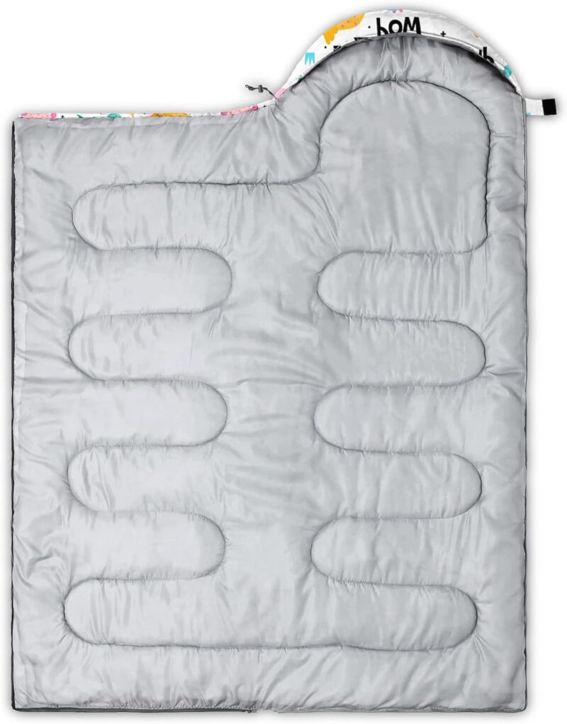 Sleeping Bag for Kids Boys Girls–Lightweight Warm Cold Weather Sleeping Bags,Waterproof Portable Sleeping Bag with Compression Sack for Camping Backpacking Outdoor Indoor - Image 2