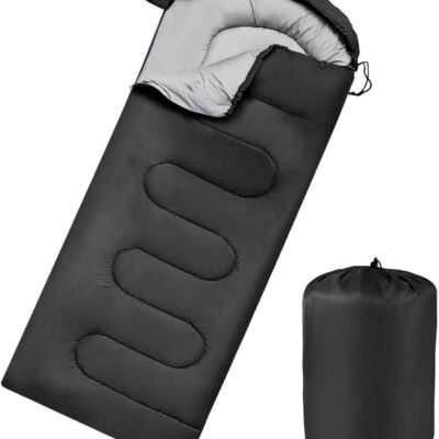Camping Sleeping Bags for Adults Kids Waterproof Lightweight Sleeping Bag for Cold Weather or Warm Backpacking Hiking Mountaineering Indoor Outdoor Use
