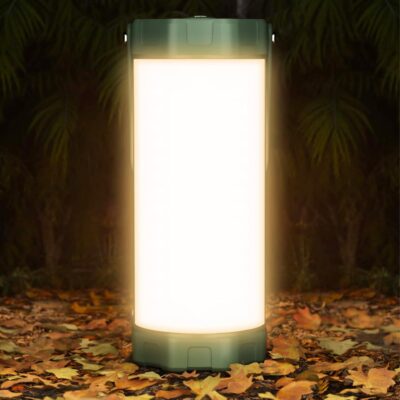 106 LED Camping Lantern Rechargeable, Up to 80Hrs, 5000mAh Lantern with 5 Brightness 3 Modes & SOS, IP68 Waterproof, Max 1200LM, Camping Light for Power Outages Hiking Emergency Hurricane