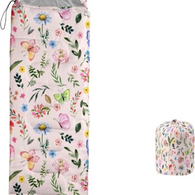 Print sleeping bag,sleeping bags,Outdoor Camping Sleeping Bag，Suitable For Children Boys And Girls Portable,Waterproof,Compact And Lightweight,Great For Outdoor Camping,Backpacking And Hiking